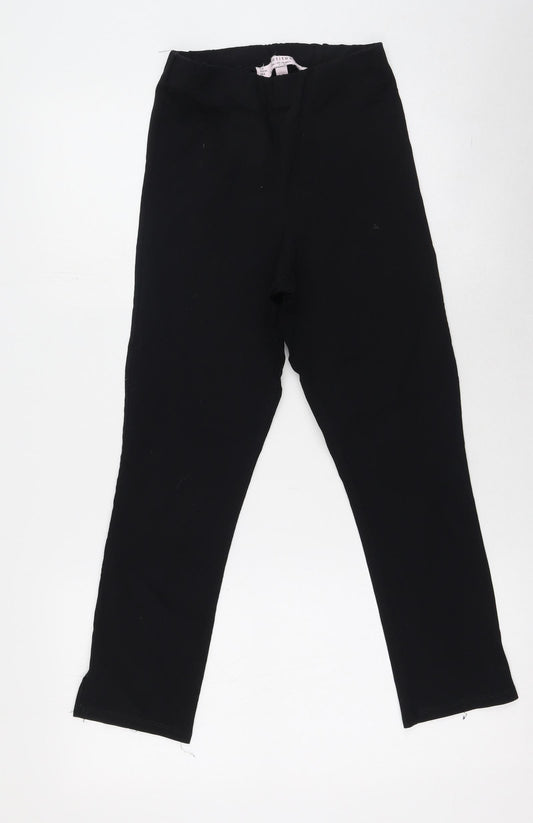 Womens UK Size 8 Miss Selfridge Regular Fit Jegging Black Trousers