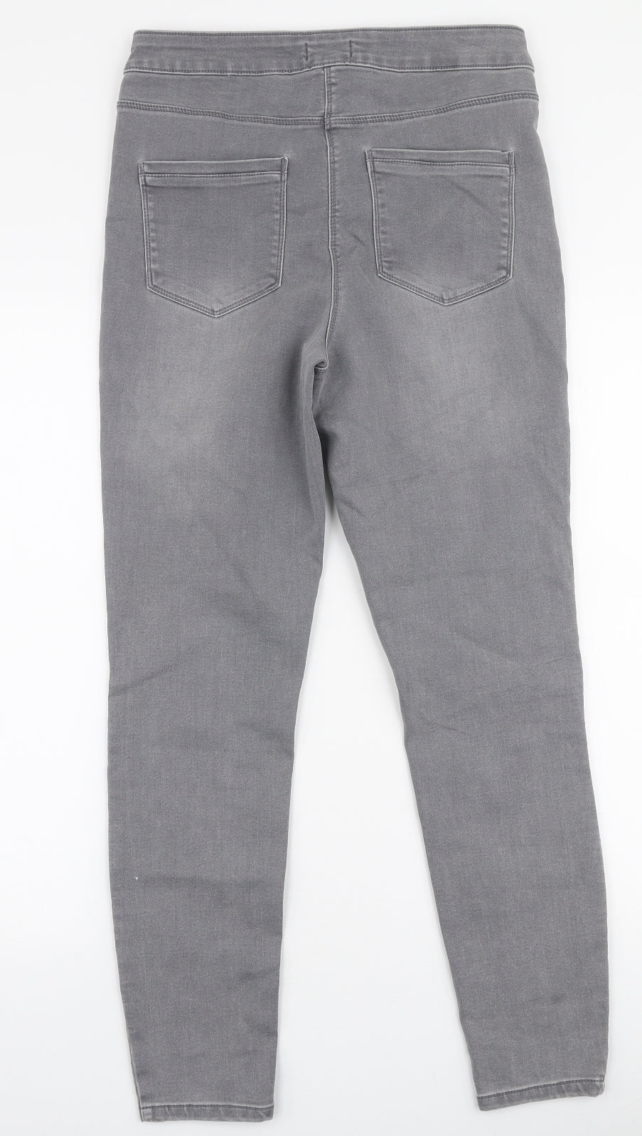 Womens UK Size 12 Papaya Slim Fit Skinny Grey Jeans