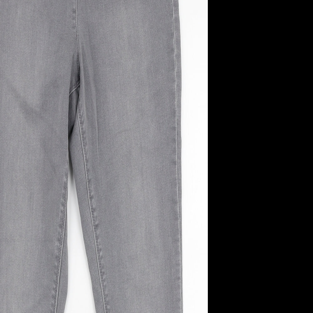 Womens UK Size 12 Papaya Slim Fit Skinny Grey Jeans