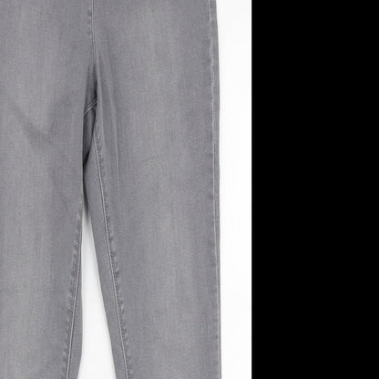 Womens UK Size 12 Papaya Slim Fit Skinny Grey Jeans