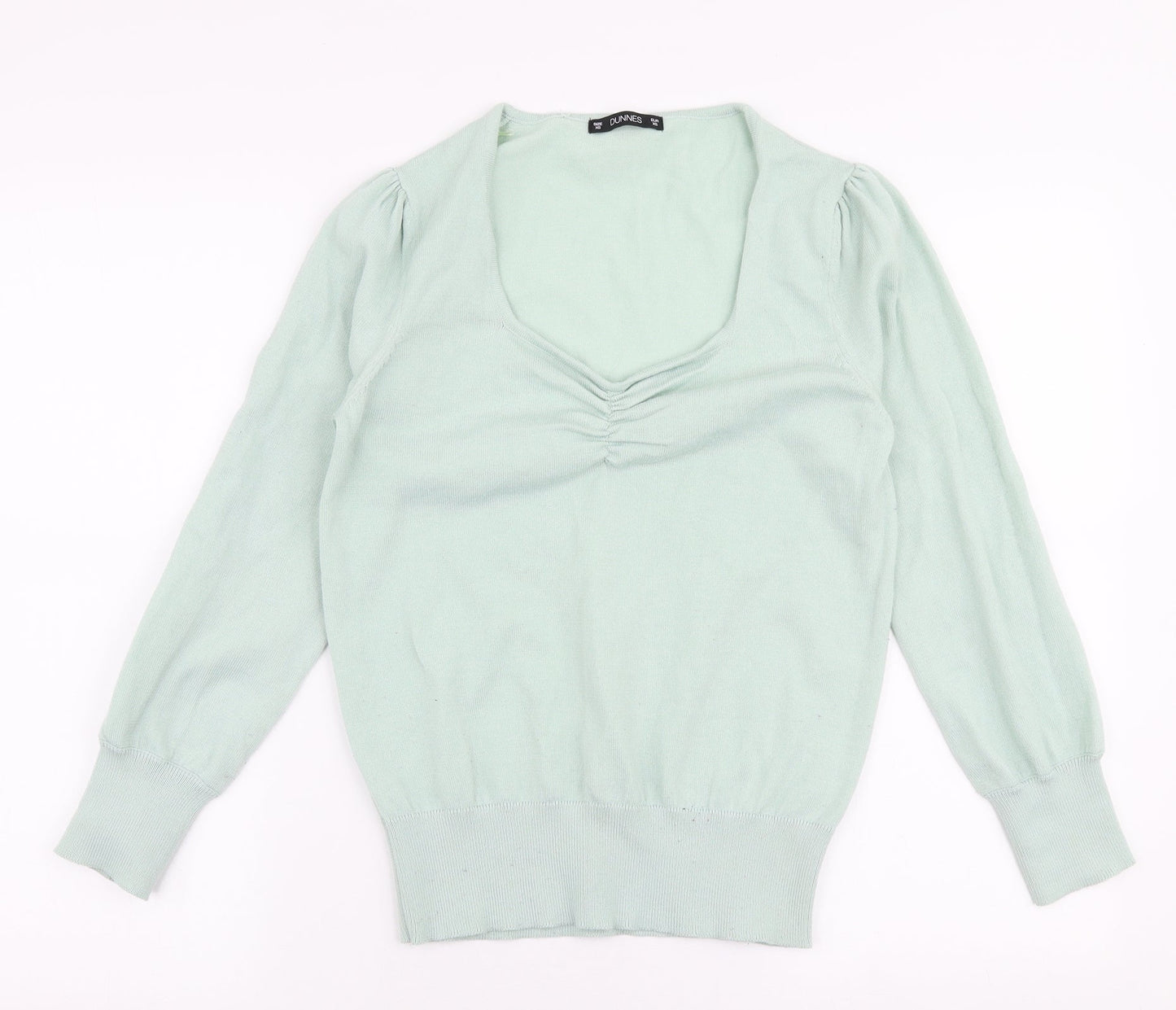 Womens UK Size XS Dunnes Stores Green Pullover Jumper