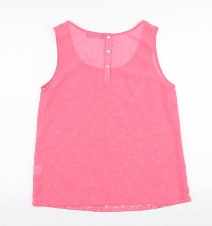 Womens UK Size 10 Atmosphere Pink Basic Blouse