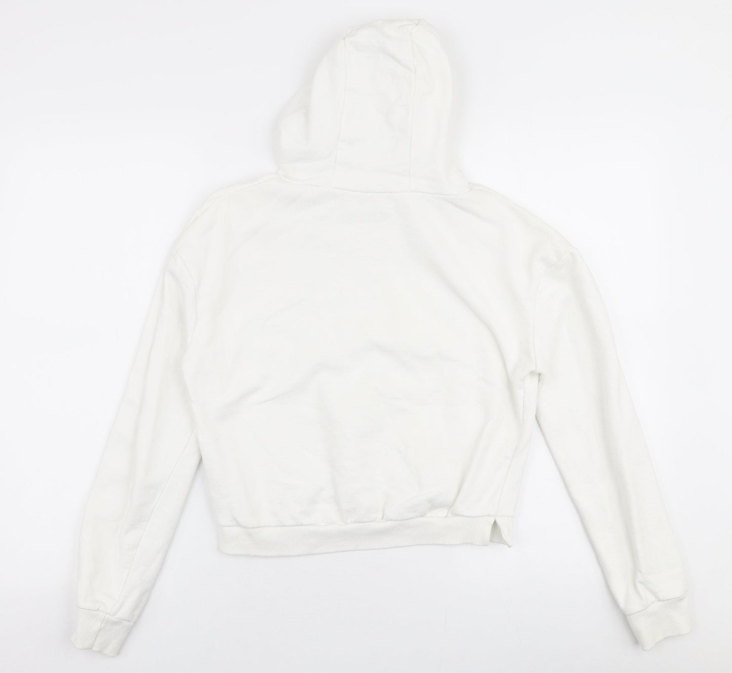 Miss E-vie Girls White  Cotton Pullover Hoodie Size 13-14 Years  Pullover