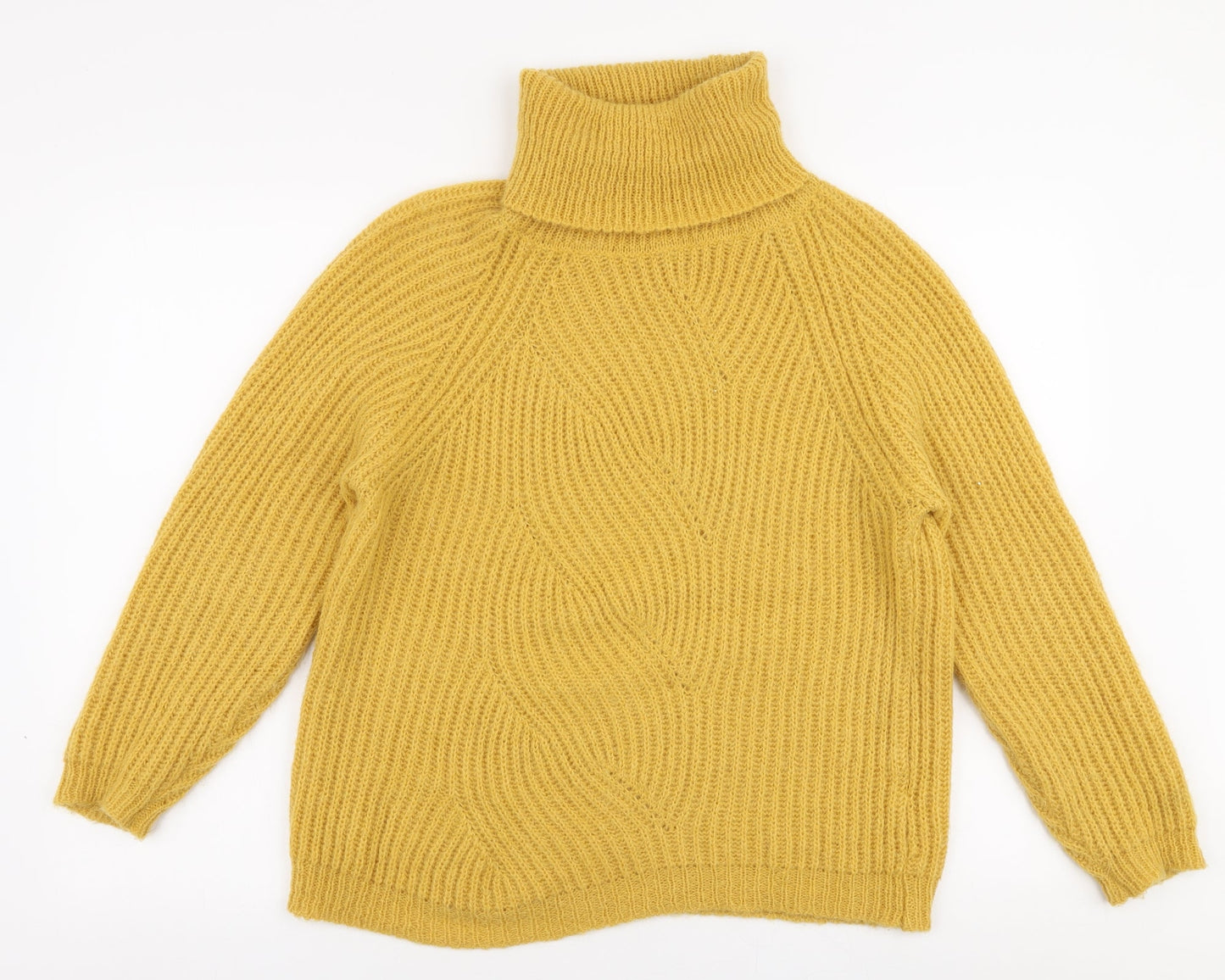 Womens UK Size M Yida Yellow Pullover Jumper