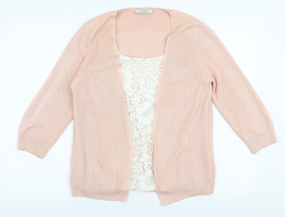 Womens UK Size 12 Marks and Spencer Pink Cardigan Jumper