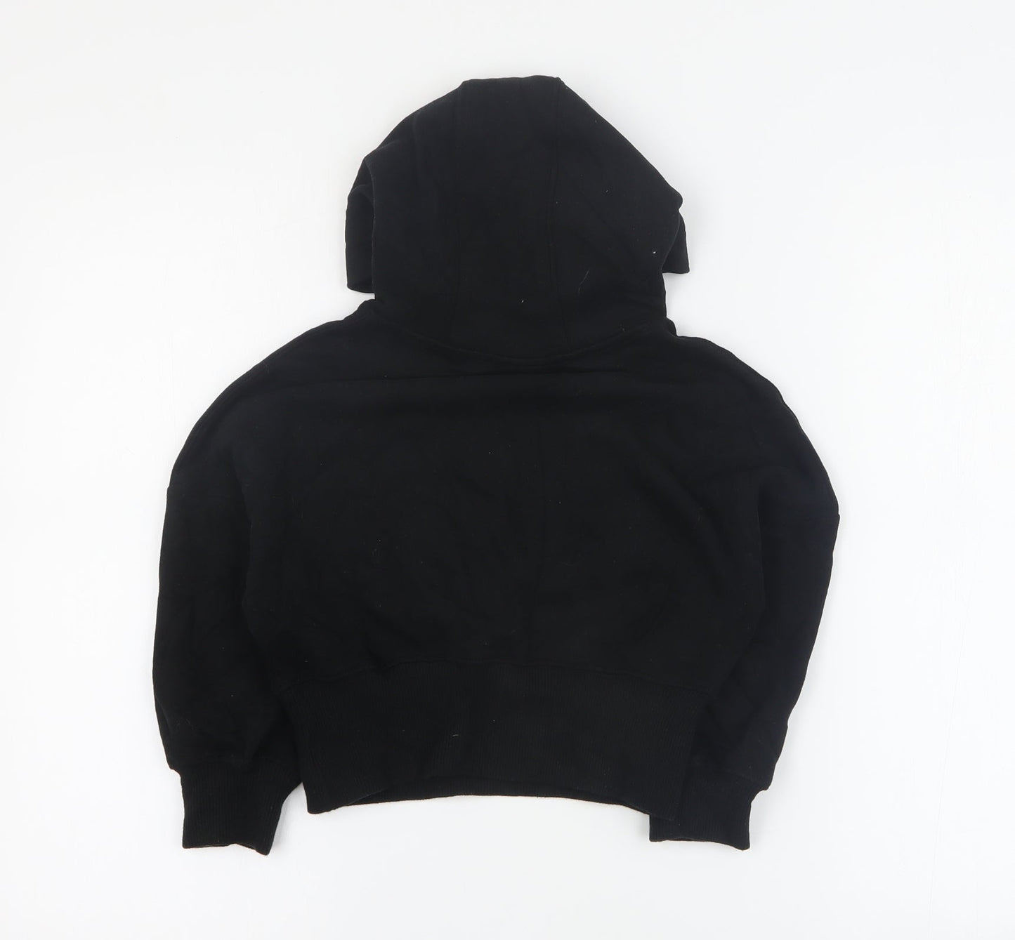 NEXT Girls Black  Cotton Pullover Hoodie Size 5 Years  Pullover