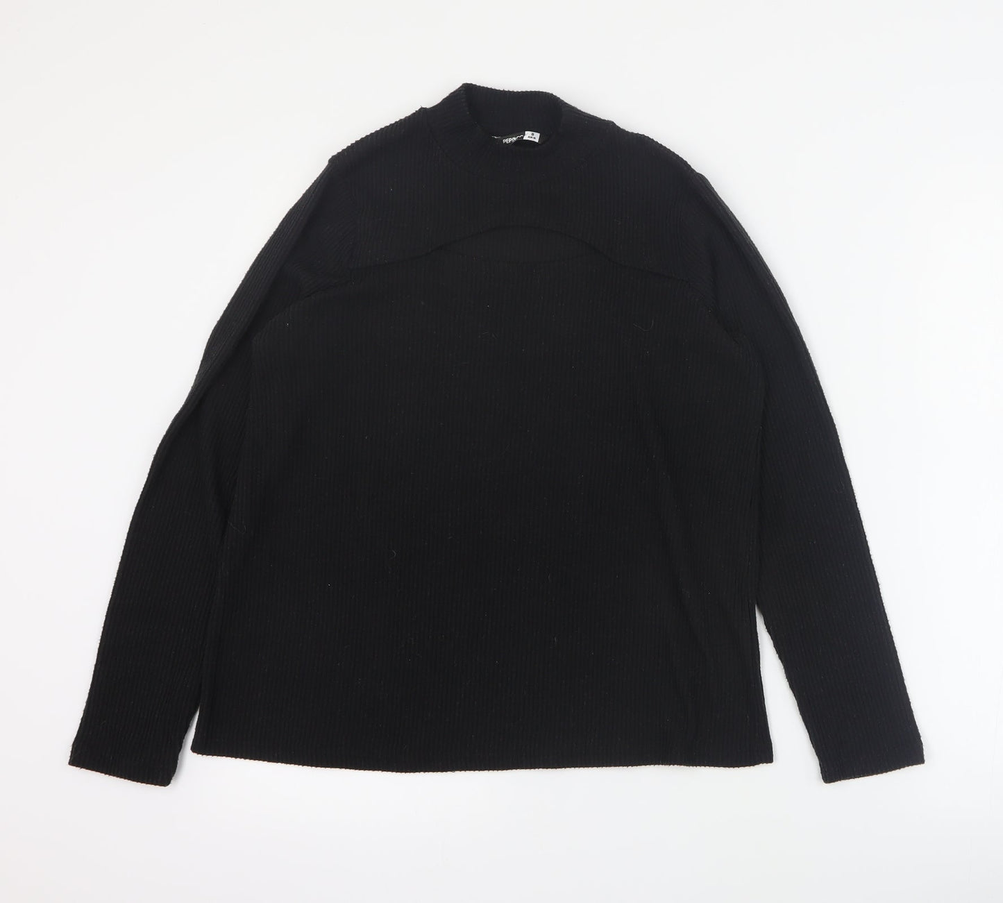 Womens UK Size 8 Pep & Co Black Pullover Jumper
