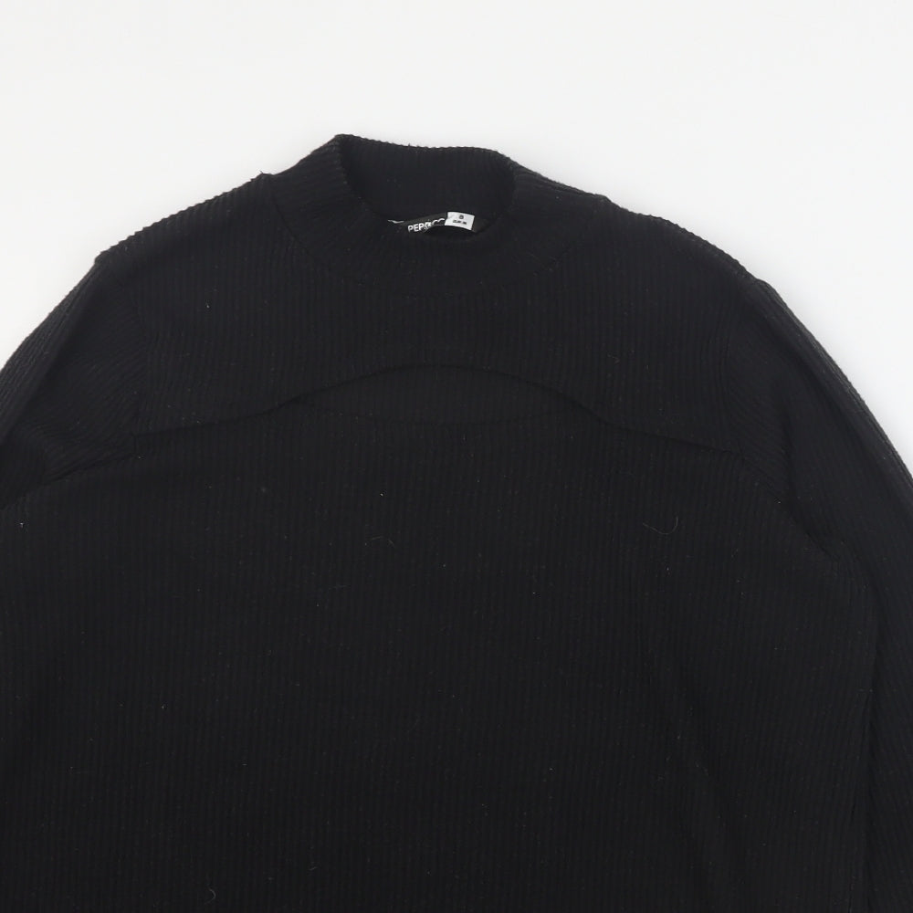 Womens UK Size 8 Pep & Co Black Pullover Jumper