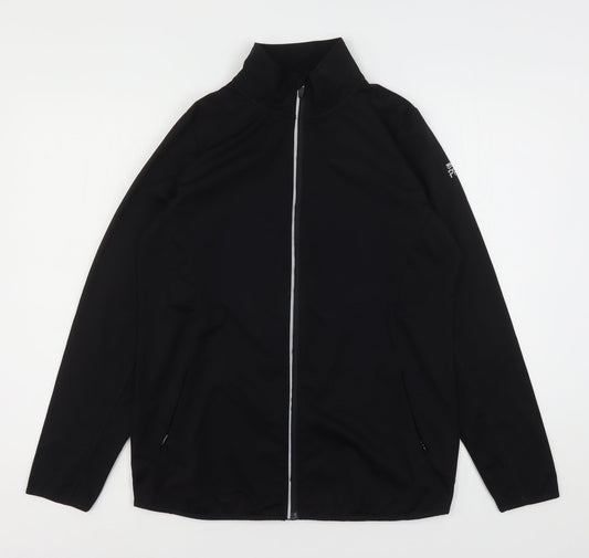 Crivit Womens Black   Windbreaker Jacket Size 14  Zip
