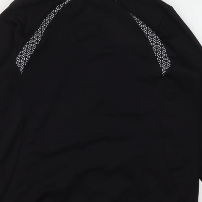 Womens UK Size 14 Crivit Black Windbreaker Coat