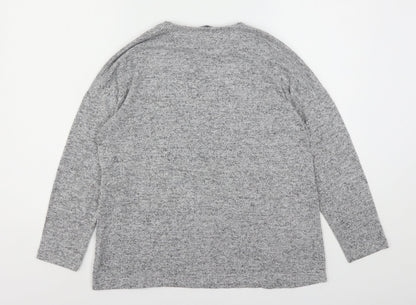 Womens UK Size 10 Peacocks Grey Pullover Jumper