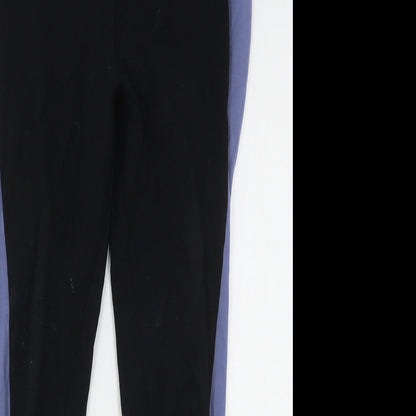 Only Womens Multicoloured Colourblock Cotton Jogger Leggings Size L L28 in Regular