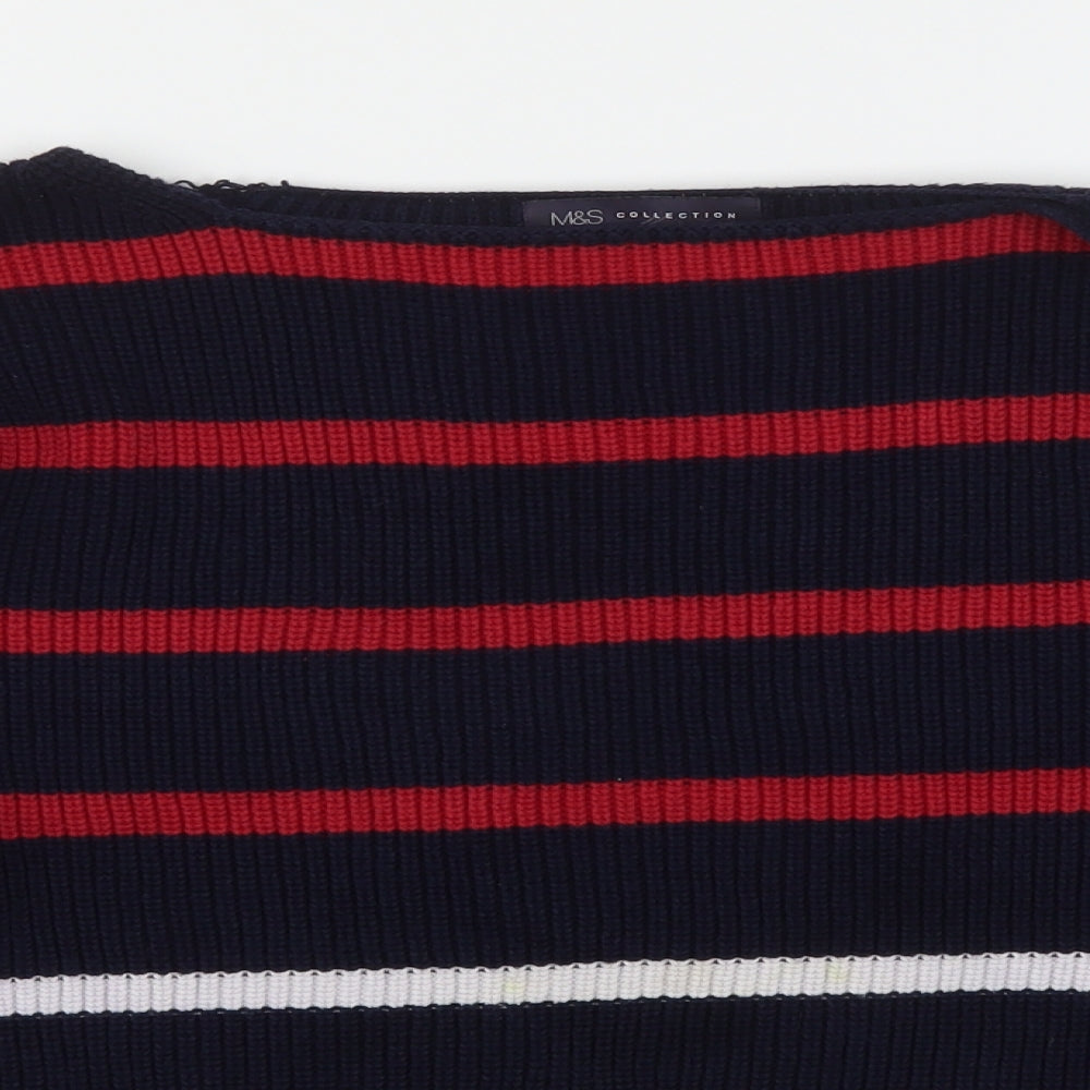 Womens UK Size L Marks and Spencer Multicoloured Pullover Jumper