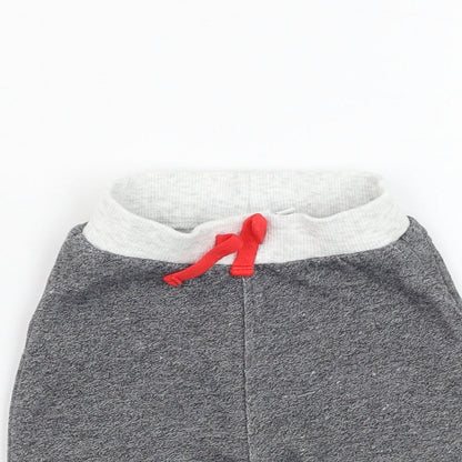 Blue Zoo Boys Grey  Cotton Jogger Trousers Size 0-3 Months  Pullover