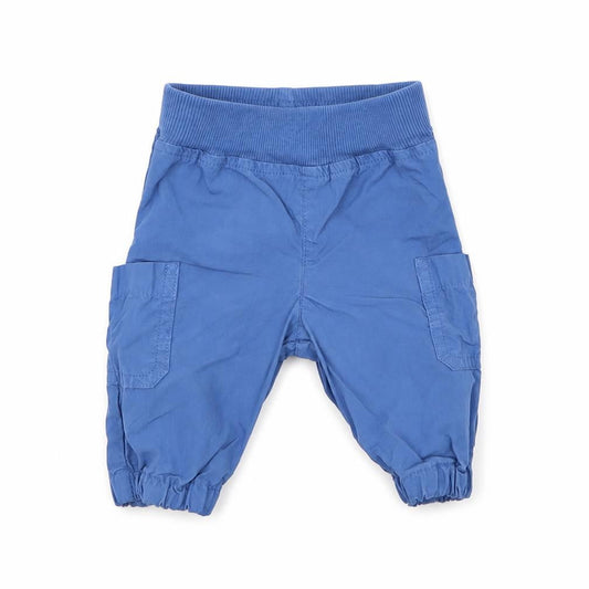 United Colors of Benetton Boys Blue  Cotton Track Pants Trousers Size 0-3 Months  Pullover