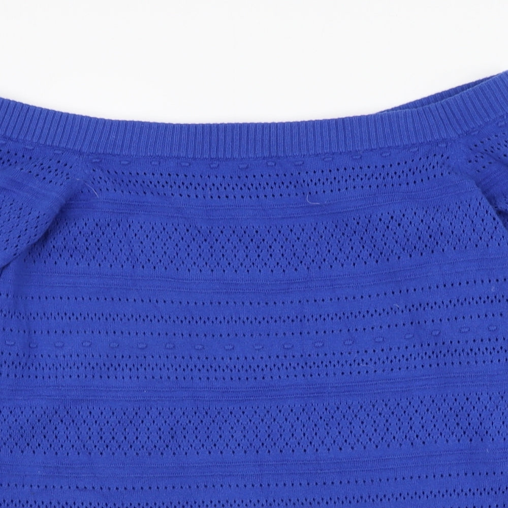 Womens UK Size 10 Dorothy Perkins Blue Pullover Jumper