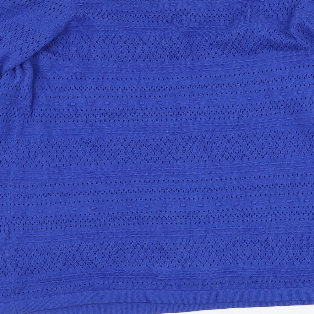 Womens UK Size 10 Dorothy Perkins Blue Pullover Jumper