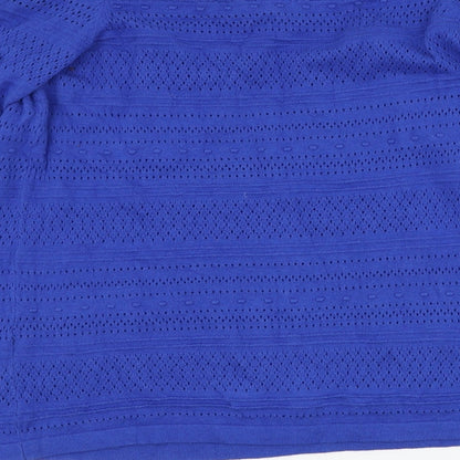 Womens UK Size 10 Dorothy Perkins Blue Pullover Jumper