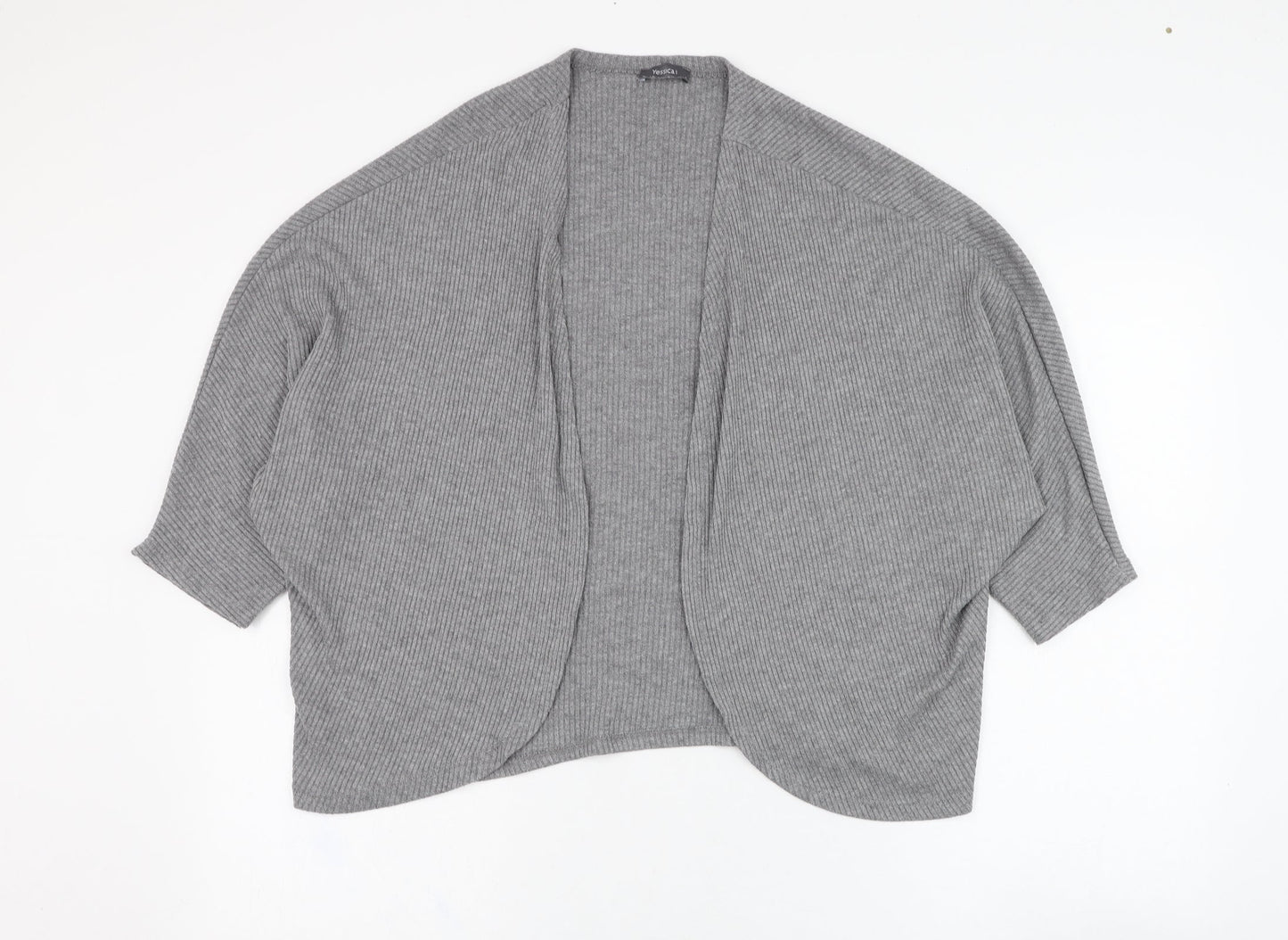 Womens UK Size S Yessica Grey Cardigan Jumper