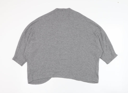 Womens UK Size S Yessica Grey Cardigan Jumper