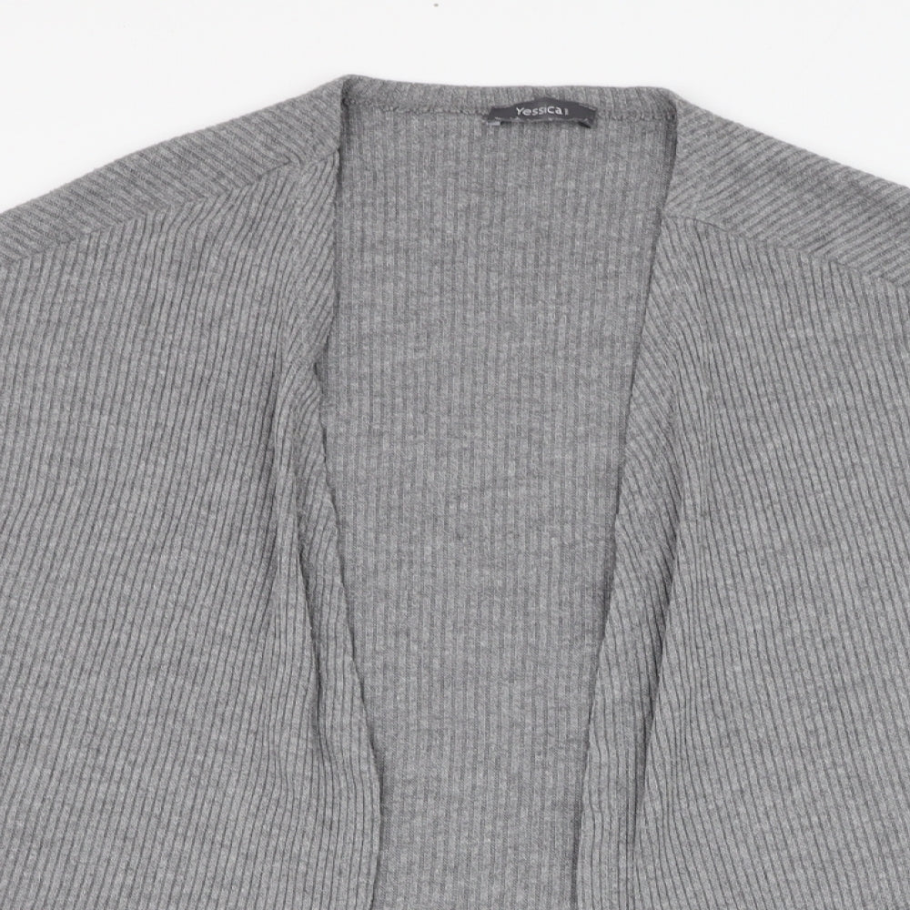 Womens UK Size S Yessica Grey Cardigan Jumper