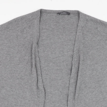 Womens UK Size S Yessica Grey Cardigan Jumper