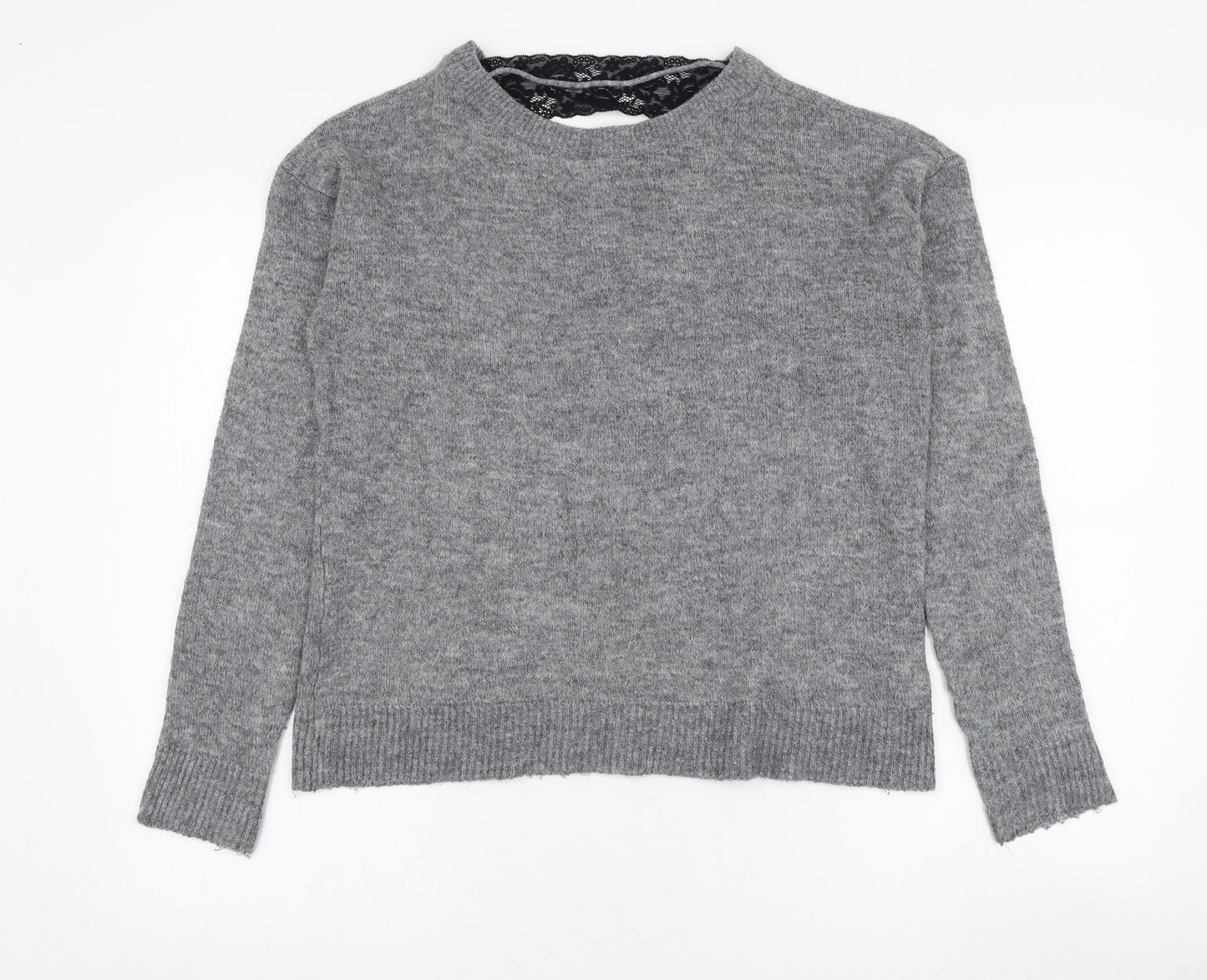 Womens UK Size L VERO MODA Grey Pullover Jumper