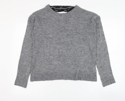 Womens UK Size L VERO MODA Grey Pullover Jumper