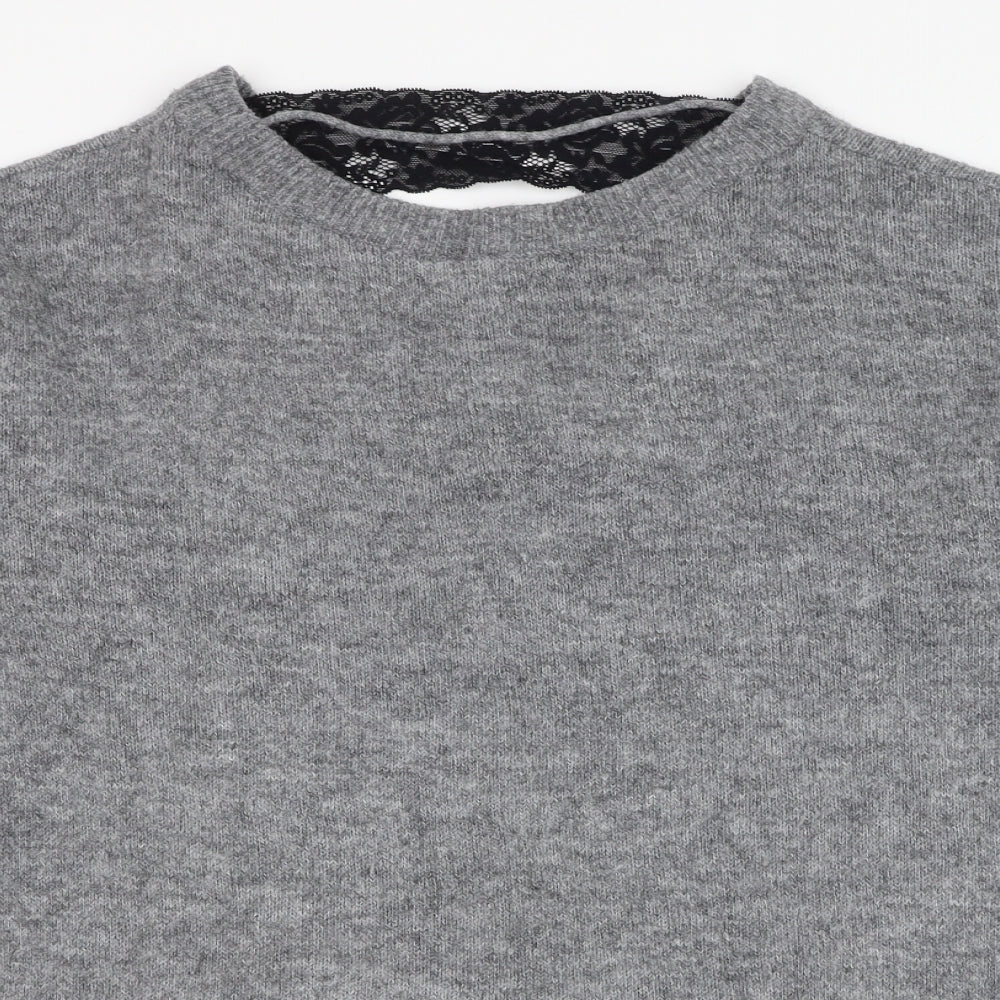 Womens UK Size L VERO MODA Grey Pullover Jumper