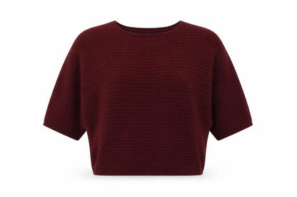 Womens UK Size 10 F&F Red Pullover Jumper