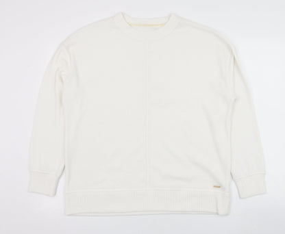 Womens UK Size 8 Dunnes Stores Ivory Pullover Jumper