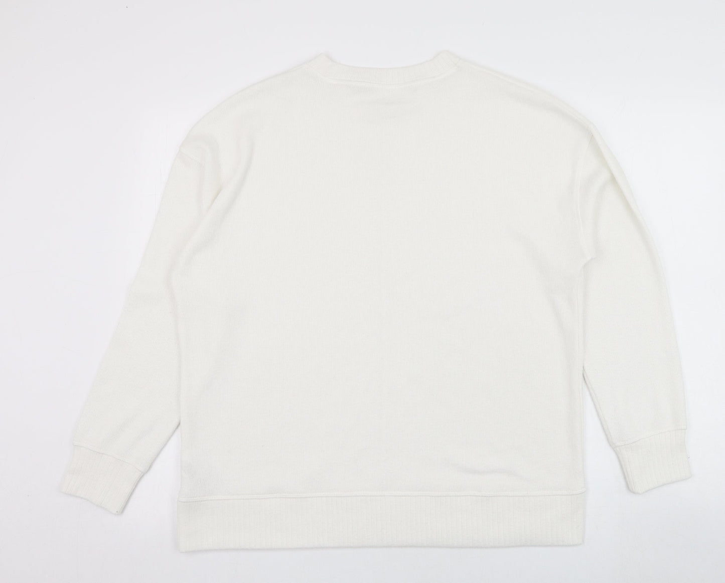 Womens UK Size 8 Dunnes Stores Ivory Pullover Jumper