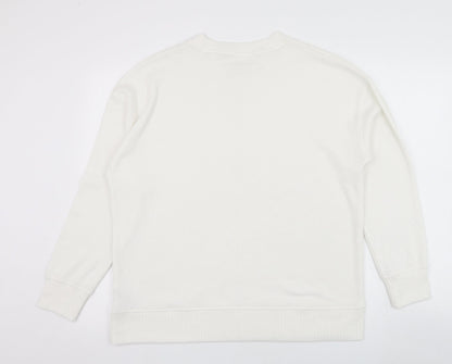 Womens UK Size 8 Dunnes Stores Ivory Pullover Jumper