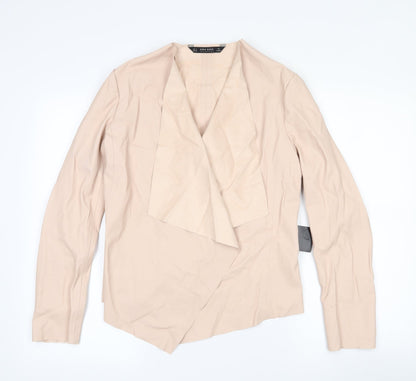 Zara Womens Pink   Jacket  Size M  Tie