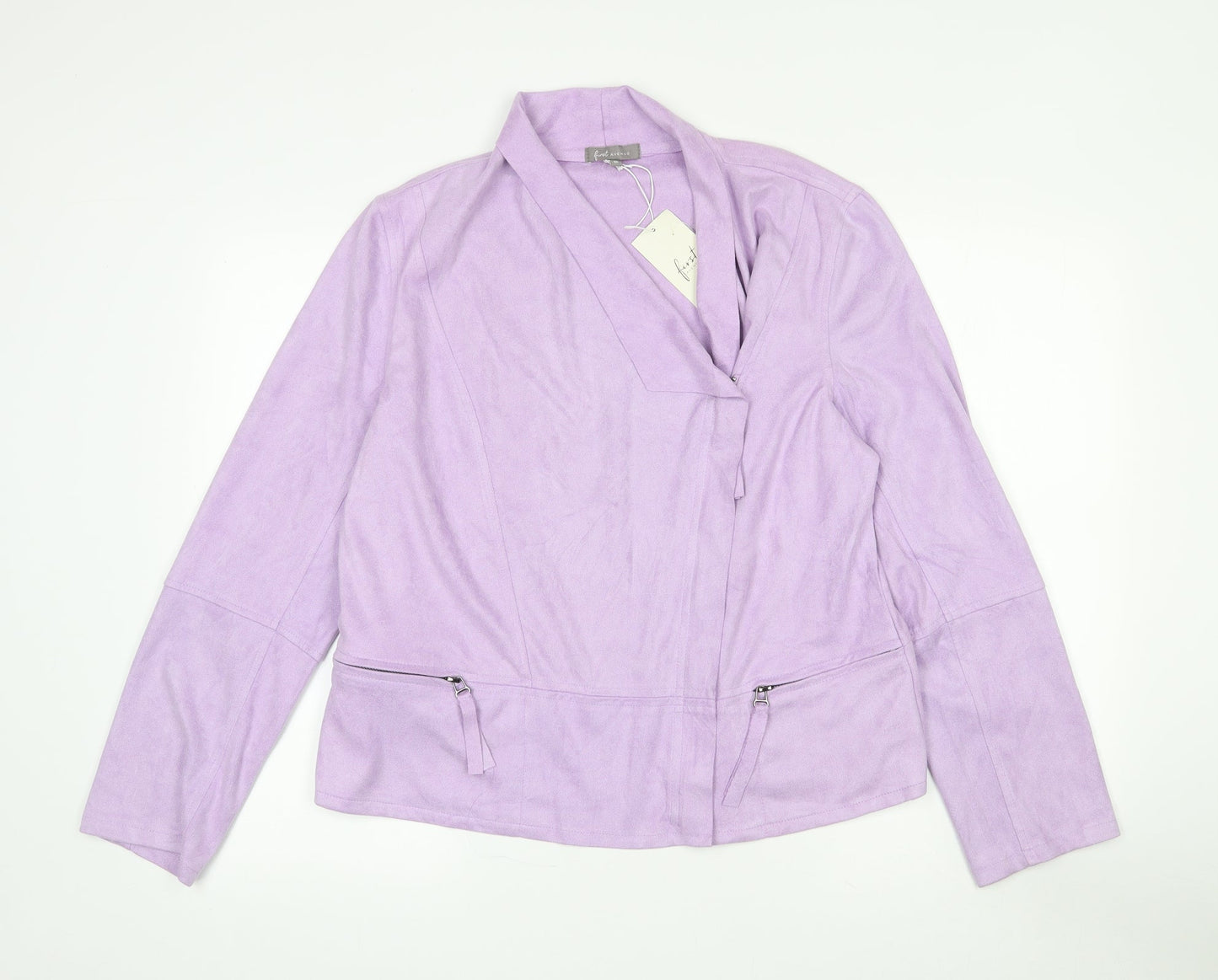 Womens UK Size M First Avenue Purple Jacket