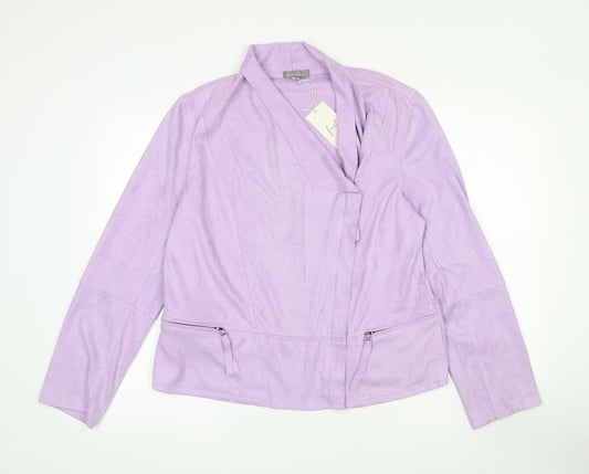 First Avenue Womens Purple   Jacket  Size M