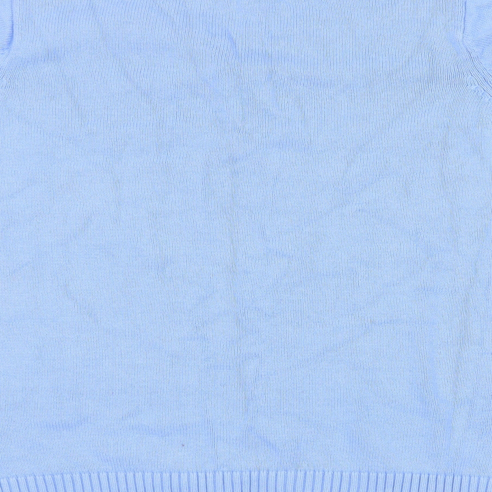 Womens UK Size 18 Isle Blue Pullover Jumper