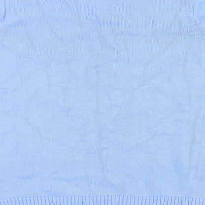 Womens UK Size 18 Isle Blue Pullover Jumper