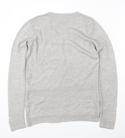 Womens UK Size 8 Atmosphere Grey Pullover Jumper