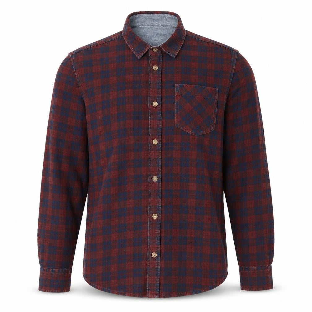 Mens UK Size S Brave Soul Multicoloured  Button-Up Long Sleeve Casual Shirt