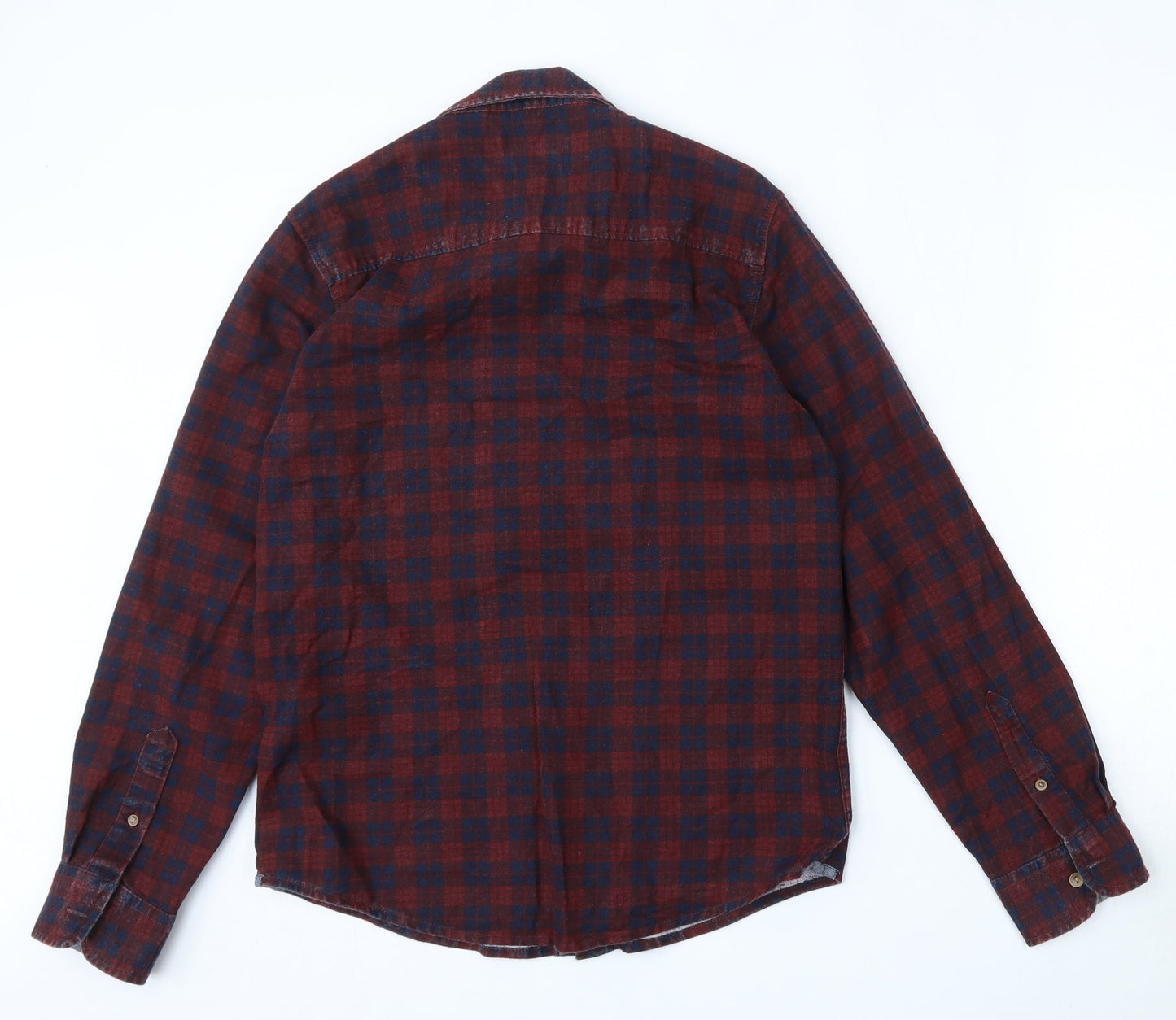 Mens UK Size S Brave Soul Multicoloured  Button-Up Long Sleeve Casual Shirt