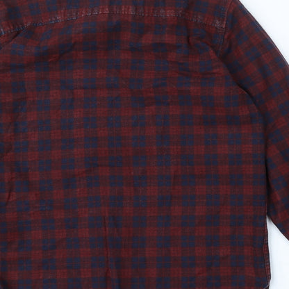 Mens UK Size S Brave Soul Multicoloured  Button-Up Long Sleeve Casual Shirt