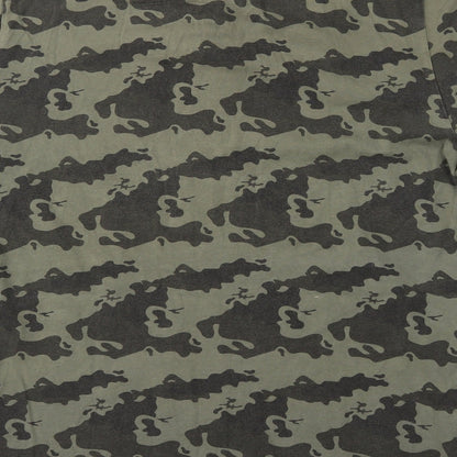 Broken Standard Mens Green Camouflage Polyester  Polo Size 2XL Collared Button