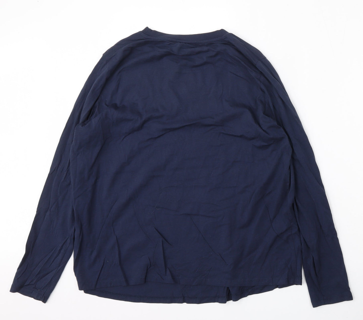 Womens UK Size 18 Very Blue Basic T-Shirt
