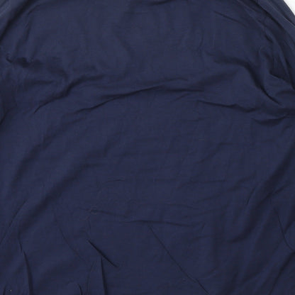 Womens UK Size 18 Very Blue Basic T-Shirt