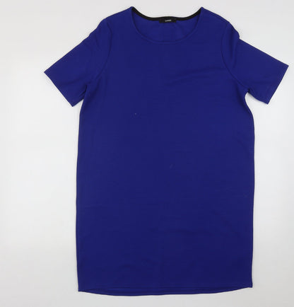 George Womens Blue  Polyester A-Line  Size 12  Round Neck Zip