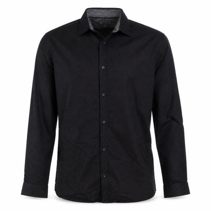 Mens UK Size M NEXT Black  Button-Up Long Sleeve Casual Shirt