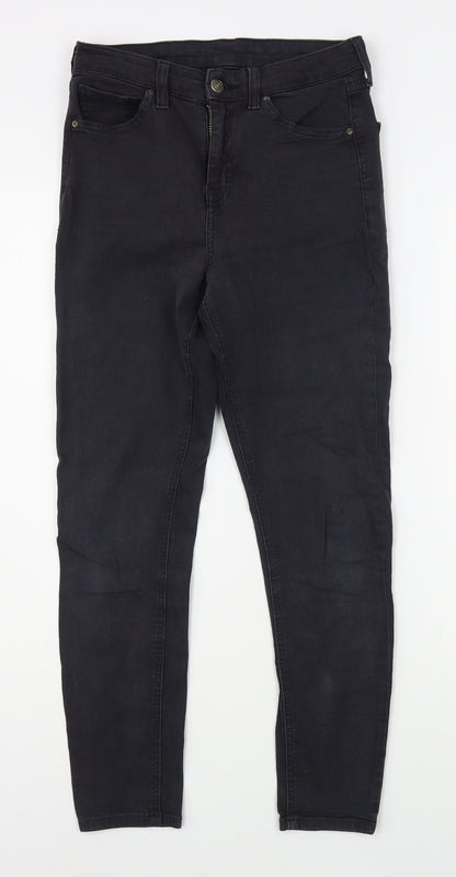 Mens UK Size 28 in Topshop Regular Fit Skinny Black Jeans