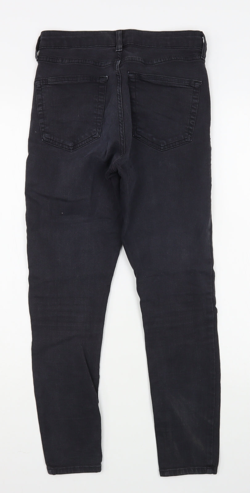 Mens UK Size 28 in Topshop Regular Fit Skinny Black Jeans