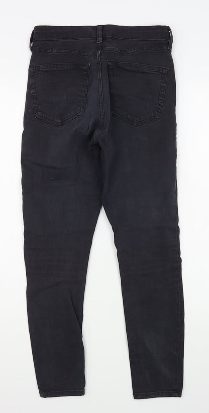 Mens UK Size 28 in Topshop Regular Fit Skinny Black Jeans